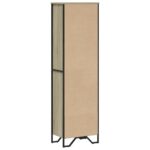 vidaXL Knižnica dub sonoma 50x31x169 cm kompozitné drevo – Obrázok 6