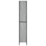 vidaXL Knižnica sivá sonoma 50x31x169 cm kompozitné drevo – Obrázok 5