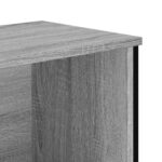 vidaXL Knižnica sivá sonoma 80x31x74,5 cm kompozitné drevo – Obrázok 7