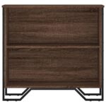 vidaXL Knižnica hnedý dub 80x31x74,5 cm kompozitné drevo – Obrázok 4