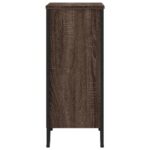 vidaXL Knižnica hnedý dub 80x31x74,5 cm kompozitné drevo – Obrázok 5