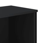 vidaXL Knižnica čierna 80x31x106 cm kompozitné drevo – Obrázok 7