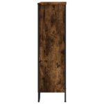 vidaXL Knižnica dymový dub 80x31x106 cm kompozitné drevo – Obrázok 5