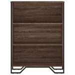 vidaXL Knižnica hnedý dub 80x31x106 cm kompozitné drevo – Obrázok 4