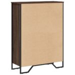 vidaXL Knižnica hnedý dub 80x31x106 cm kompozitné drevo – Obrázok 6