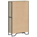 vidaXL Knižnica dub sonoma 80x31x137,5 cm kompozitné drevo – Obrázok 6
