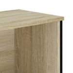 vidaXL Knižnica dub sonoma 80x31x137,5 cm kompozitné drevo – Obrázok 7