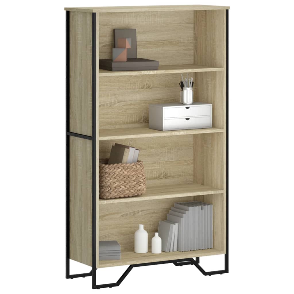 VXL8721102811982_m_en_hd_1.jpg vidaXL Knižnica dub sonoma 80x31x137,5 cm kompozitné drevo – Obrázok 1