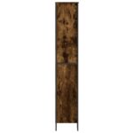 vidaXL Knižnica, tmavý dub 80x31x169 cm, kompozitné drevo – Obrázok 5