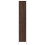 vidaXL Knižnica, hnedý dub 80x31x169 cm, kompozitné drevo – Obrázok 5
