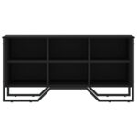 vidaXL Botník čierny 90x38x45,5 cm kompozitné drevo – Obrázok 4