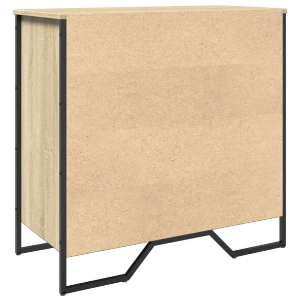 vidaXL Botník dub sonoma 80x38x78 cm kompozitné drevo – Obrázok 6