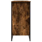 vidaXL Botník dymový dub 80x38x78 cm kompozitné drevo – Obrázok 5