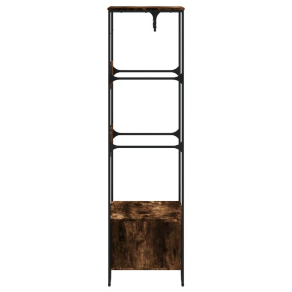 vidaXL Šatník dymový dub 90x50x180 cm kompozitné drevo – Obrázok 5