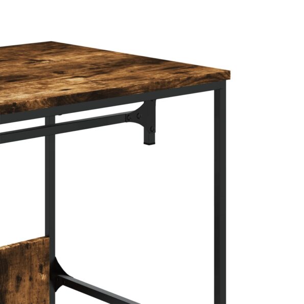 vidaXL Šatník dymový dub 90x50x180 cm kompozitné drevo – Obrázok 7