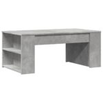 vidaXL Konferenčný stolík betónový sivý 102x55x42 cm kompozitné drevo – Obrázok 2