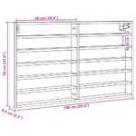 vidaXL Vitrína betónovosivá 100x8,5x58 cm kompozitné drevo – Obrázok 10