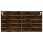 vidaXL Vitrína dymový dub 100x8,5x50 cm kompozitné drevo – Obrázok 4