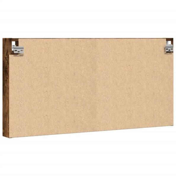 vidaXL Vitrína dymový dub 100x8,5x50 cm kompozitné drevo – Obrázok 6