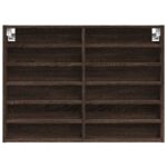 vidaXL Vitrína hnedý dub 80x8,5x58 cm kompozitné drevo – Obrázok 4