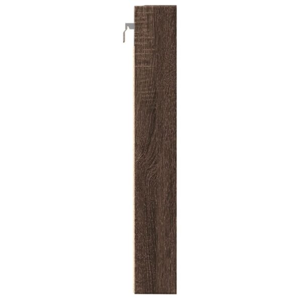 vidaXL Vitrína hnedý dub 80x8,5x58 cm kompozitné drevo – Obrázok 5