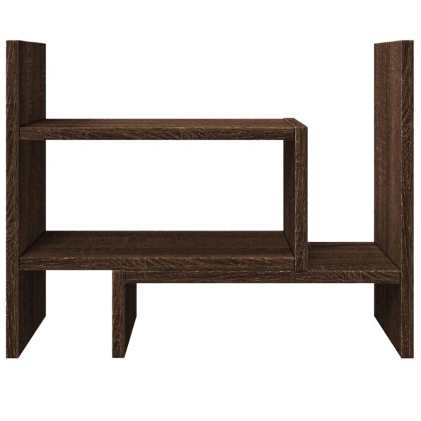 vidaXL Organizér na stôl, hnedý dub 38,5x17x39 cm, kompozitné drevo – Obrázok 5