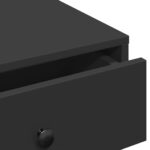 vidaXL Konferenčný stolík čierny 90x90x28 cm drevotrieska – Obrázok 8