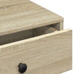 vidaXL Konferenčný stolík dub sonoma 90x90x28 cm drevotrieska – Obrázok 8