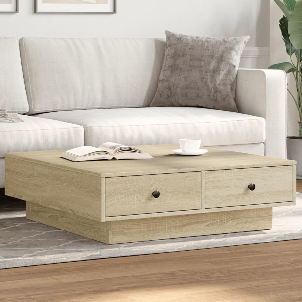VXL8721102815119_m_en_hd_1.jpg vidaXL Konferenčný stolík dub sonoma 90x90x28 cm drevotrieska – Obrázok 1