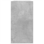 vidaXL Skrinka pod umývadlo betónovo sivá 63x29x55 cm kompozitné drevo – Obrázok 6