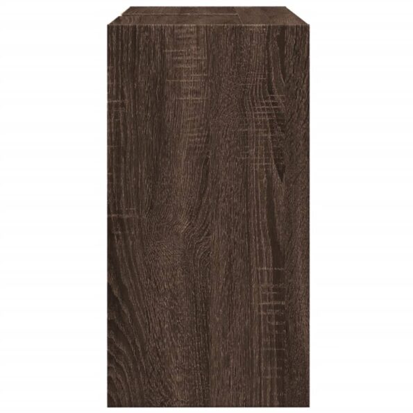 vidaXL Umývadlová skrinka hnedý dub 63x29x55 cm kompozitné drevo – Obrázok 6