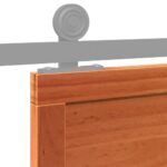 vidaXL Dvere do stodoly voskovohnedé 100x208 cm masívna borovica – Obrázok 7