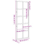 vidaXL Dvere do stodoly voskovohnedé 80x208 cm masívna borovica – Obrázok 10