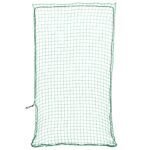 vidaXL Sieť na prívesný vozík s elastickým lanom, zelená 4x2,5 m, PP