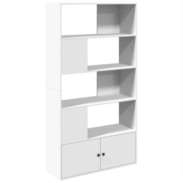 VXL8721102834905_a_en_hd_1.jpg vidaXL Knižnica biela 100x36x189 cm kompozitné drevo – Obrázok 2