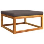 vidaXL 6-dielna záhradná sedacia súprava s vankúšmi akáciový masív – Obrázok 4