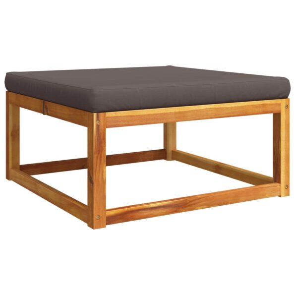 vidaXL 6-dielna záhradná sedacia súprava s vankúšmi akáciový masív – Obrázok 4