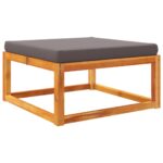 vidaXL 4-dielna záhradná sedacia súprava s vankúšmi akáciový masív – Obrázok 4