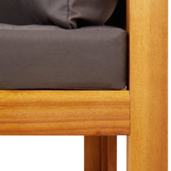 vidaXL 6-dielna záhradná sedacia súprava s vankúšmi akáciový masív – Obrázok 11