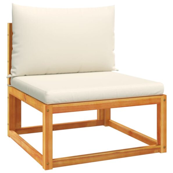 vidaXL 6-dielna záhradná sedacia súprava s vankúšmi akáciový masív – Obrázok 4