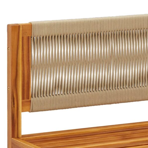 vidaXL 9-dielna záhradná sedacia súprava s vankúšmi akáciový masív – Obrázok 9