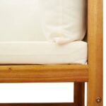 vidaXL 9-dielna záhradná sedacia súprava s vankúšmi akáciový masív – Obrázok 9