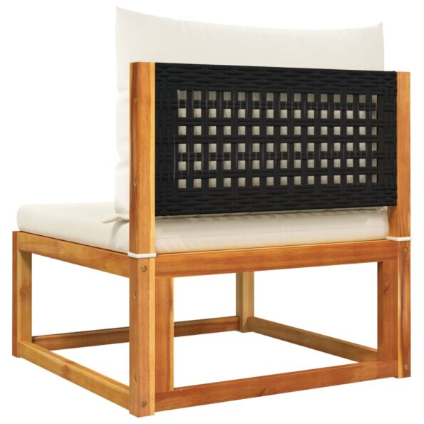 vidaXL 4-dielna záhradná sedacia súprava s vankúšmi akáciový masív – Obrázok 7