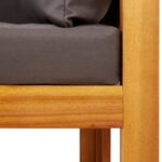 vidaXL 6-dielna záhradná sedacia súprava s vankúšmi akáciový masív – Obrázok 12