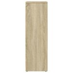vidaXL Skrinka do kúpeľne, dub sonoma 30x30x95 cm, kompozitné drevo – Obrázok 5
