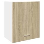 vidaXL Nástenná skrinka “Lyon” dub sonoma 50x31x60 cm kompozitné drevo – Obrázok 2