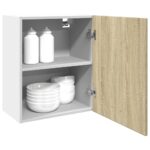 vidaXL Nástenná skrinka “Lyon” dub sonoma 50x31x60 cm kompozitné drevo – Obrázok 4
