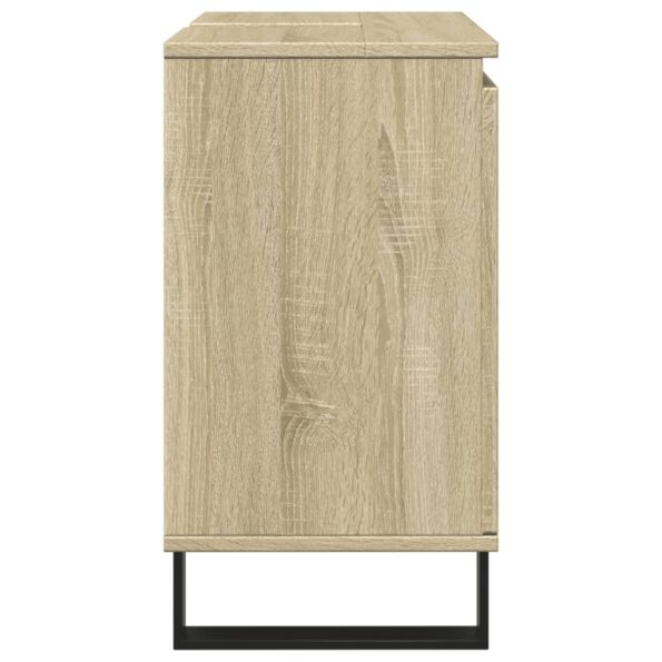 vidaXL Skrinka do kúpeľne dub sonoma 58x33x60 cm kompozitné drevo – Obrázok 4