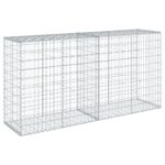vidaXL Gabiónový kôš s krytom 200x50x100 cm pozinkované železo – Obrázok 5