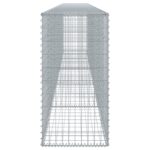 vidaXL Gabiónový kôš s krytom 500x50x100 cm pozinkované železo – Obrázok 4